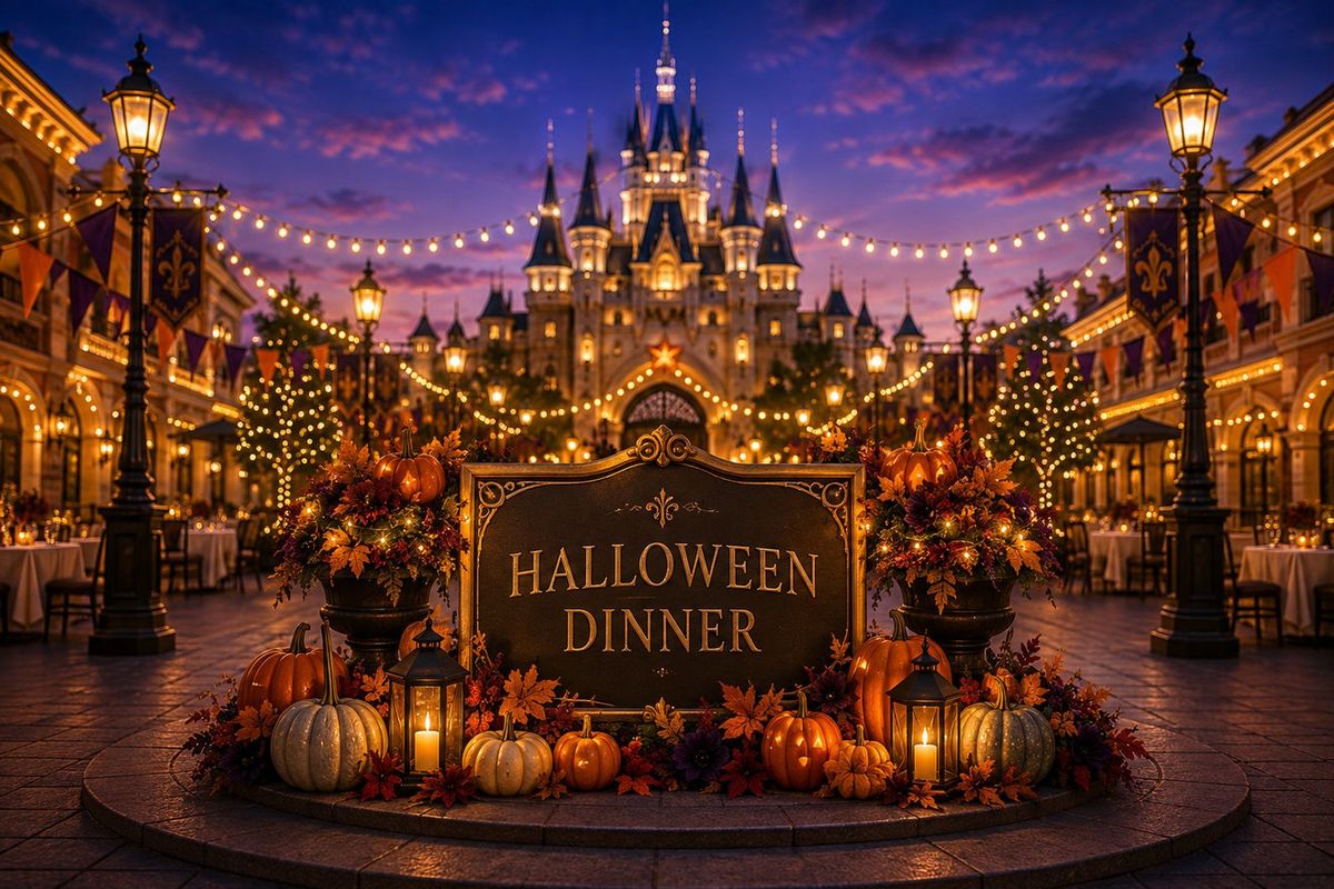 【抽選】ハロウィン当日•東京ディズニーランド  非公開レストラン ディナーイベントのご案内